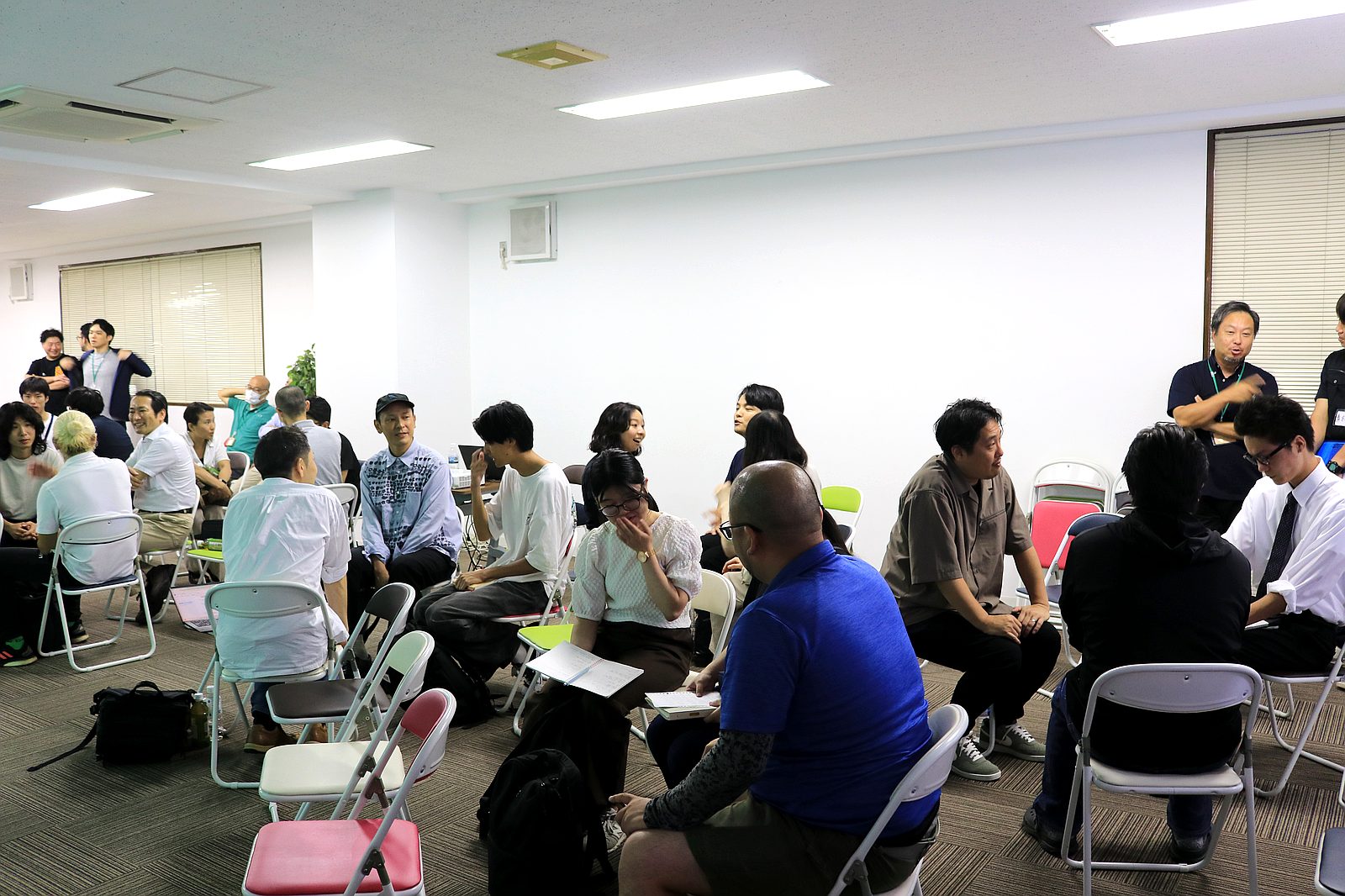 企業との対話の様子